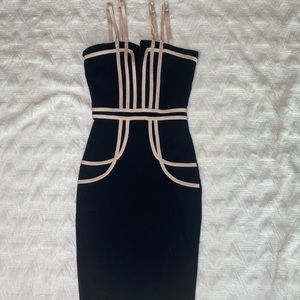 Stretchy cocktail dress.